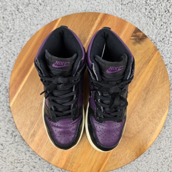 Nike Dunk High Fragment Beijing PS 2021 Black Wine Casual Daily Sneaker Kids 1y - Picture 6 of 15